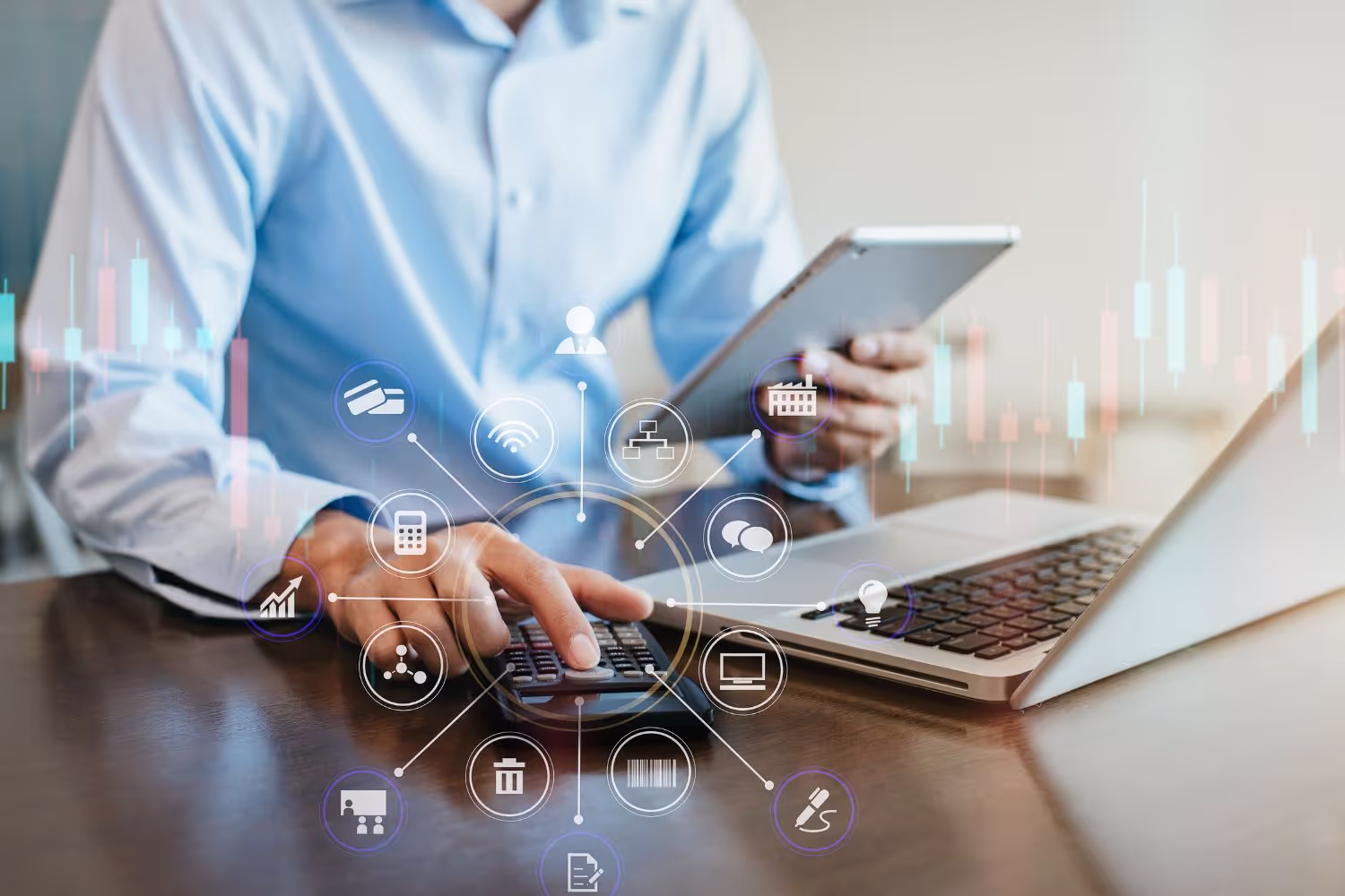 Financial service providers network connecting digitally