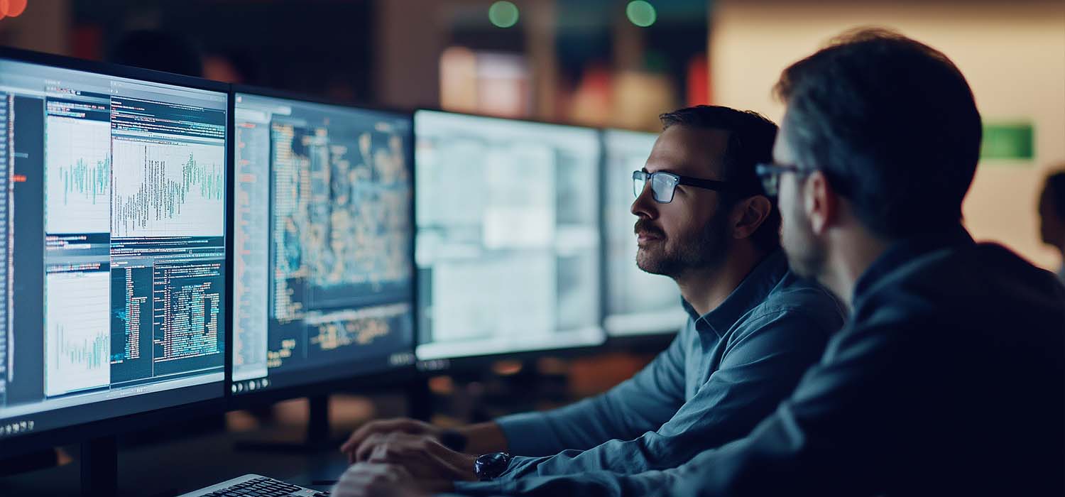 Advanced cybersecurity solutions for financial firms in 2024 protecting sensitive information through real-time monitoring and endpoint protection.