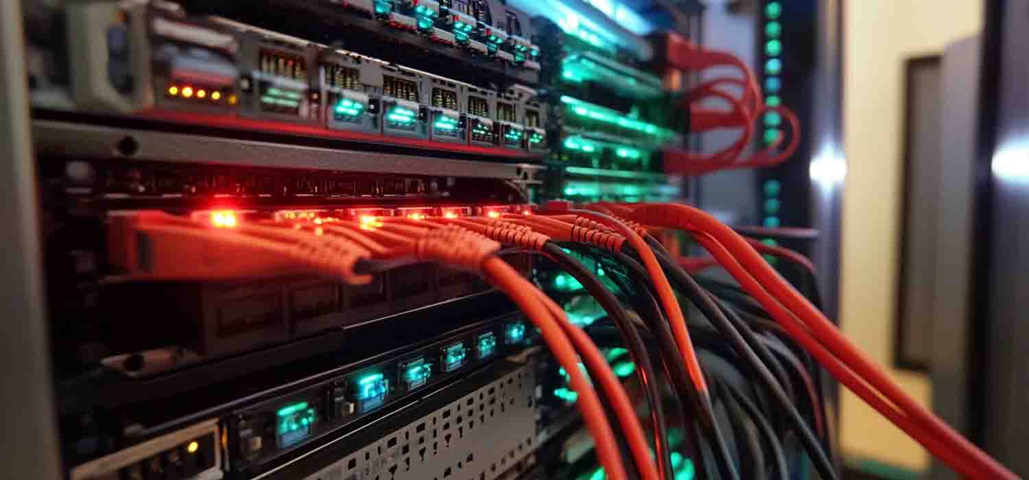 Secure network infrastructure protecting financial data
