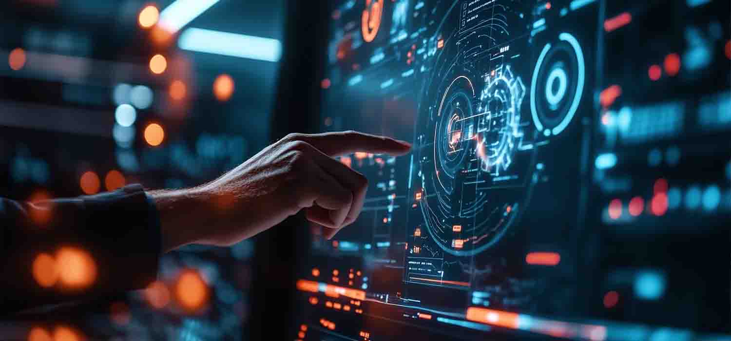 IT consultant guiding a client through data privacy protocols and security policies